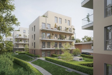 3-Zimmer Neubauwohnung - inkl. Einbauküche I Balkon I Stellplatz (C. 22)