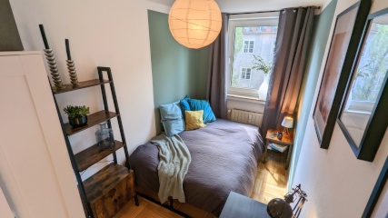 WG Biene: HAIDHAUSEN Charm! Tram direkt vor der Tür, U-Bahn 5 Min, HBF 7 Min! VIBRANT Quarter mit Cafés, Biergärten & Kultur! Modern & Stylish furnished room in one of Munich's MOST BEAUTIFUL neighborhoods!