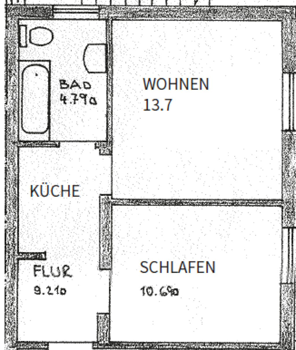 Flat Moosach Warschauerstr. 14 - Grundriss