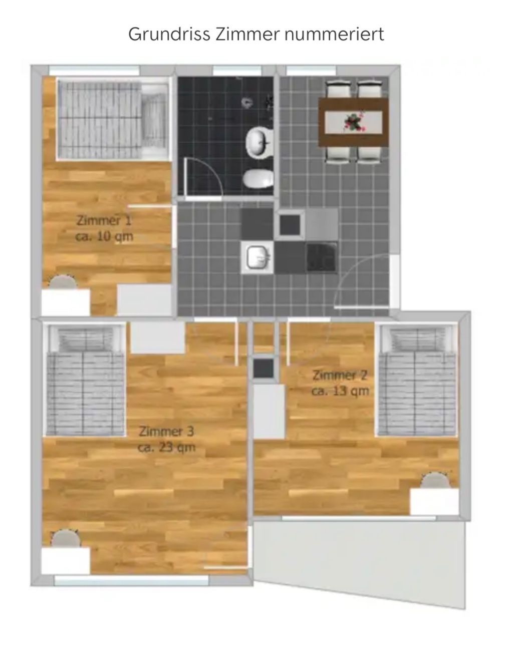 WG-Zimmer Fasanenhof Markus-Schleicher-Straße 25 - Bild 8