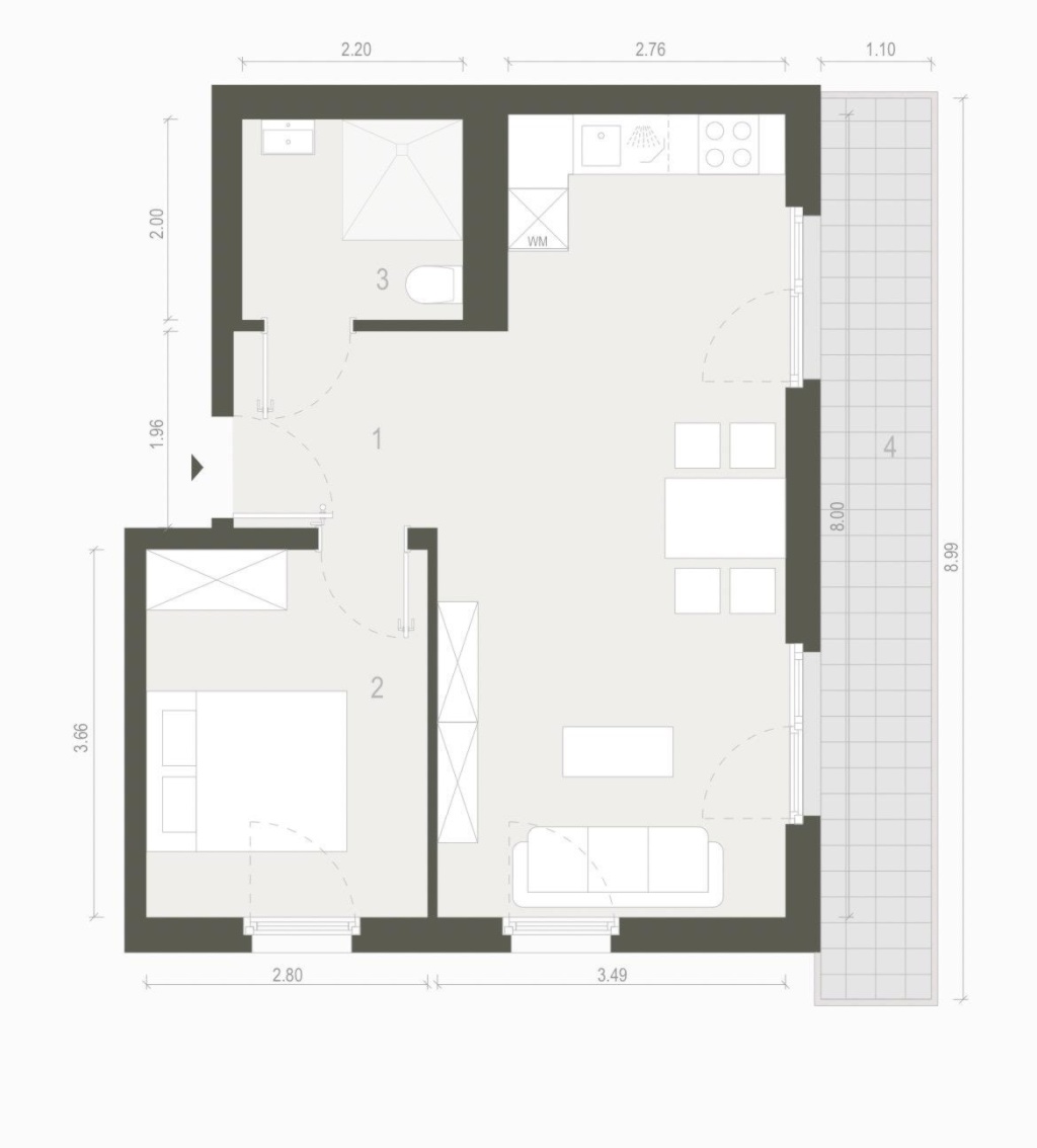Wohnung Mahlsdorf Neuenhagener Straße 48 - Floorplan