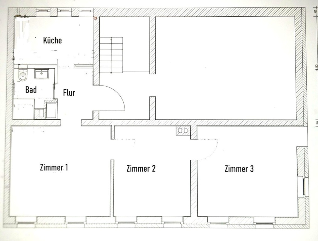 Wohnung West Zeppelinstr.  28 - Grundriss