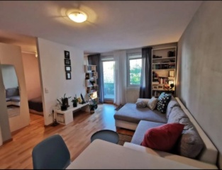 1-комнатная квартира с лоджией, 42 м², Ландштрассе, Ландштрассе
