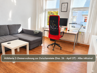 Ad image: Beautiful 2-room apartment at the Südfriedhof, everything included!