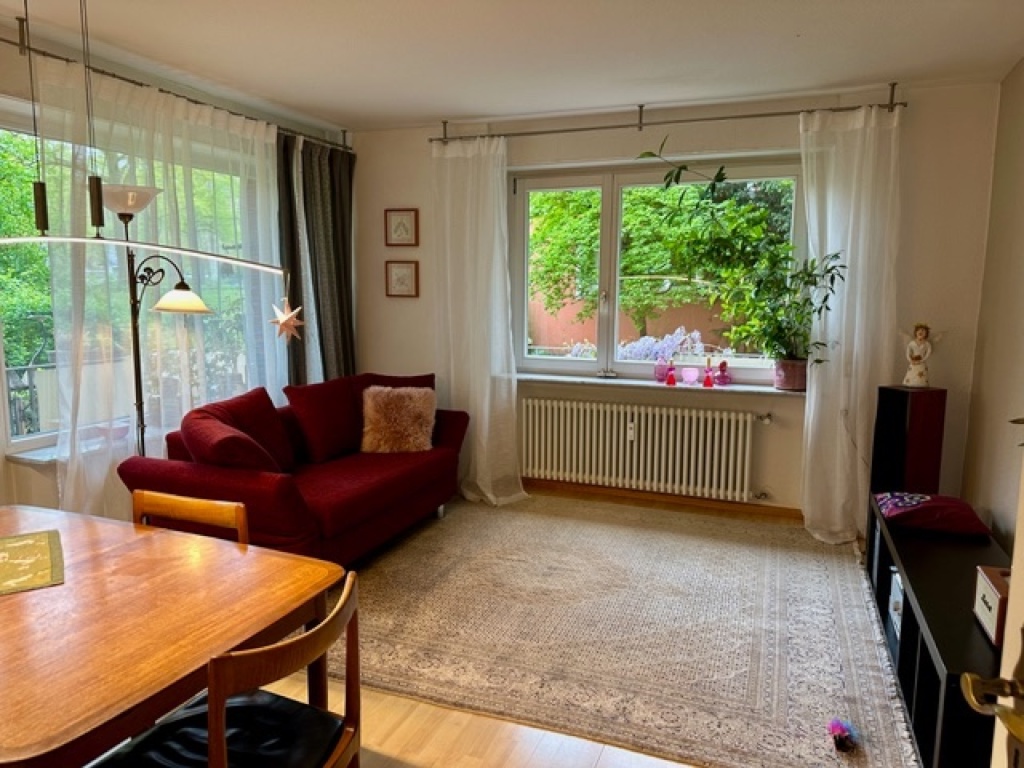 WG-Zimmer Oberau Am Floßgraben 2 - Wohnzimmer